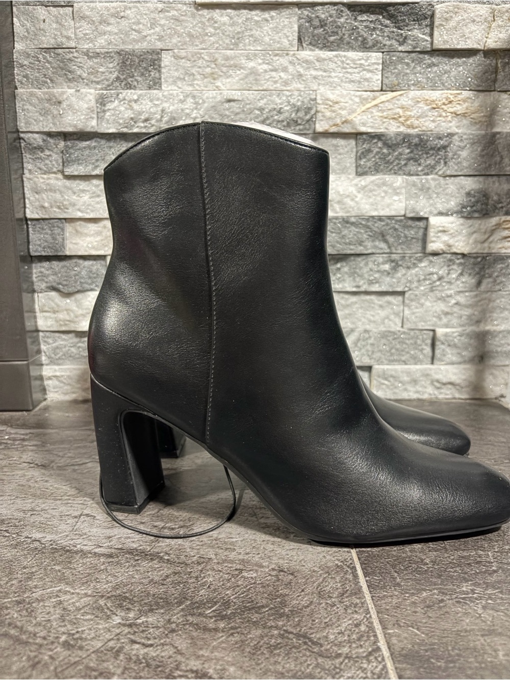 Worthington Classic Black Women's Ankle Boots - Sleek Block Heel